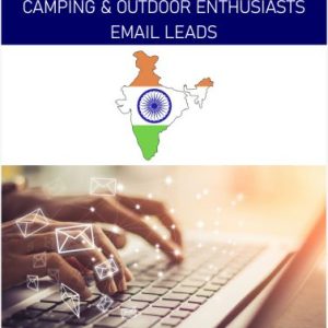 India Camping & Outdoor Enthusiasts Email List