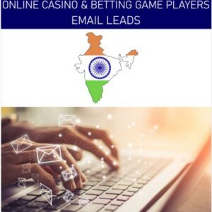 India Online Casino & Betting Game Players Email List