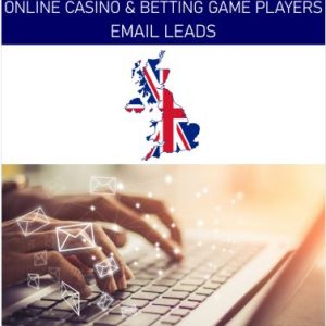 UK Online Casino & Betting Game Players Consumer Email List